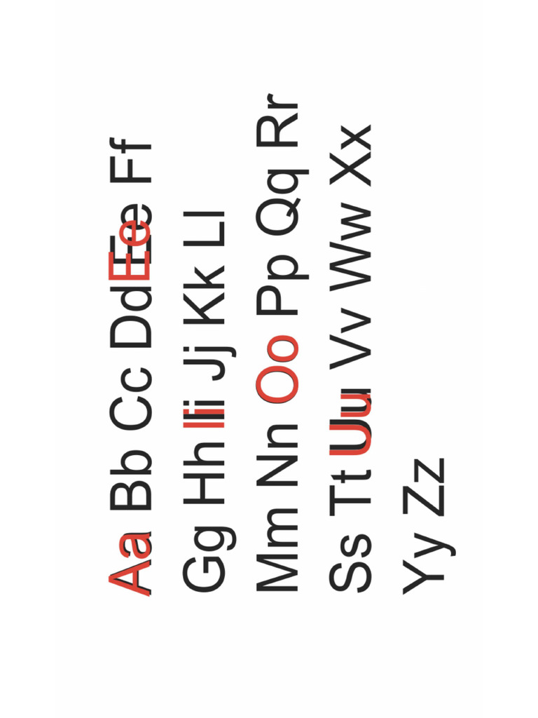 Alphabet and Spelling | PDF