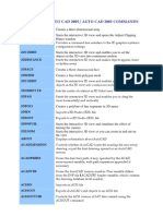 Polecenia Auto Cad 2005 / Auto Cad 2005 Commands