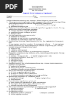 Pre-Test - Esp 5 | PDF