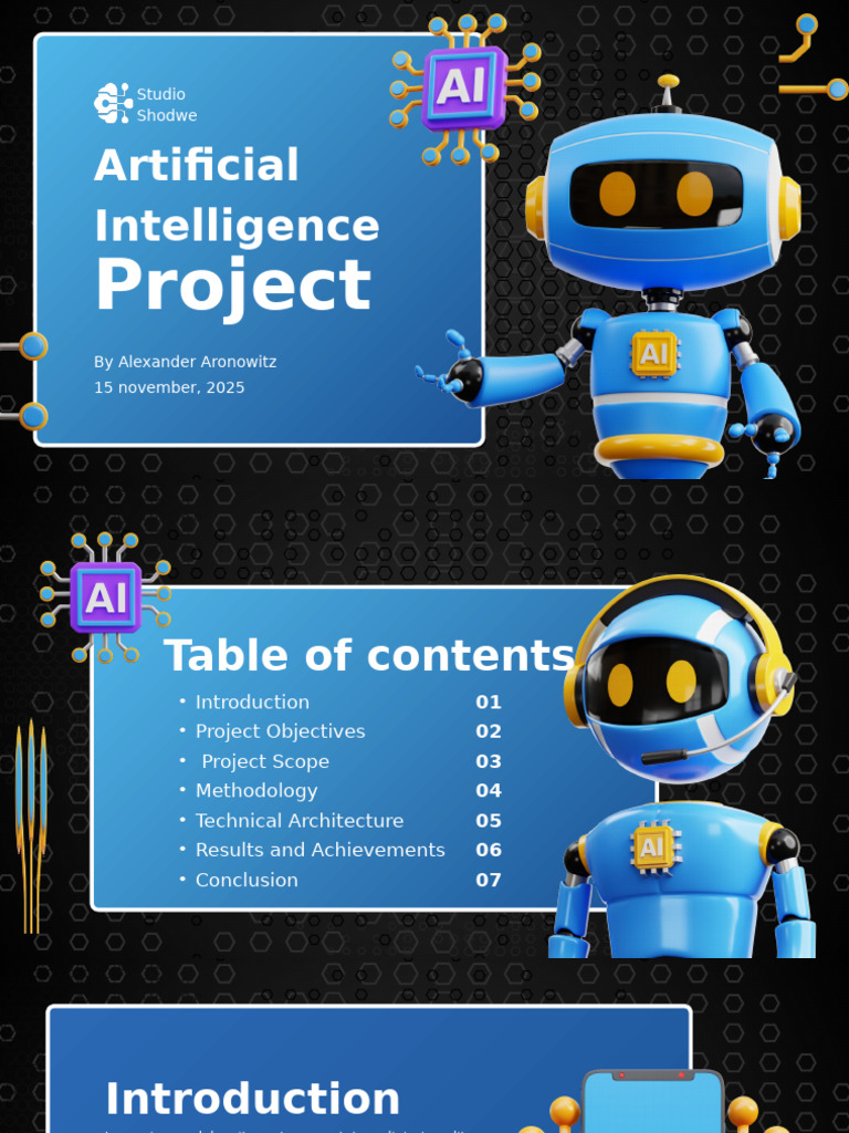 AI Project Report by Studio Shodwe | PDF