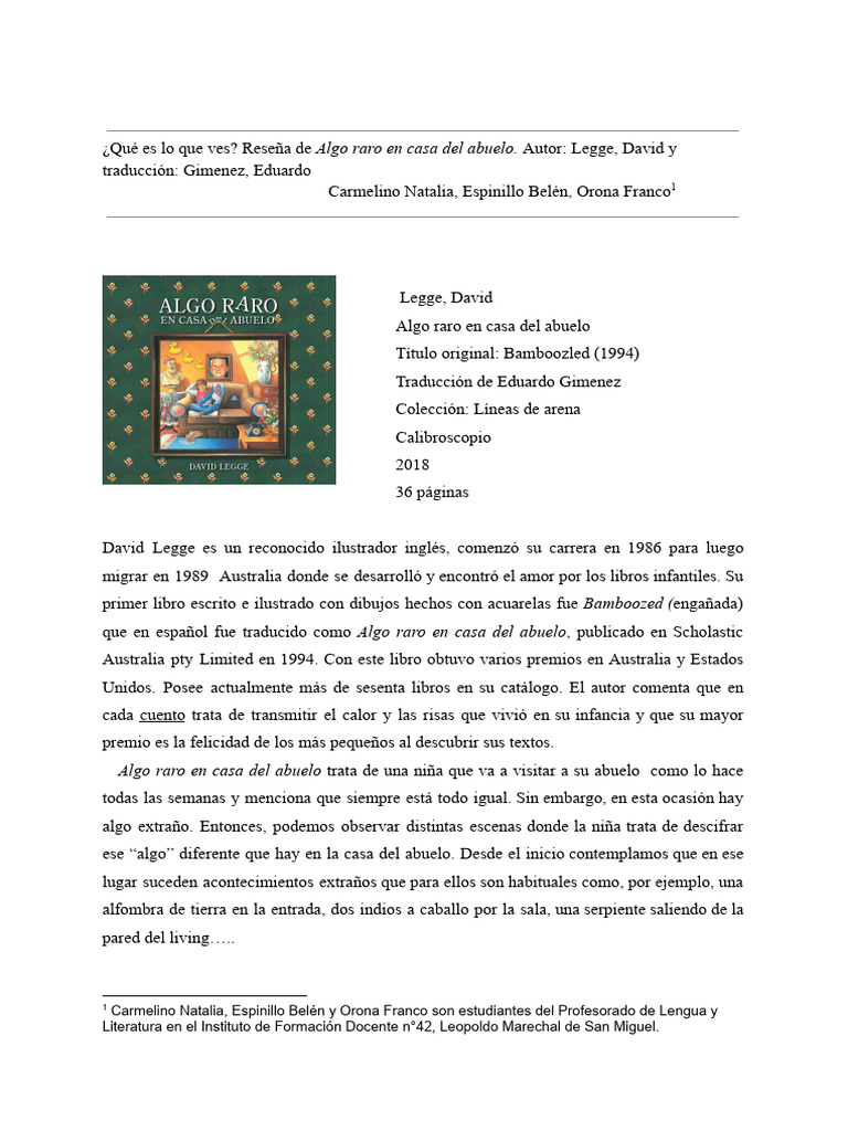Reseña de 