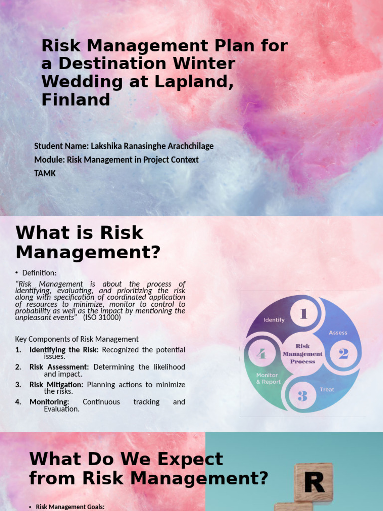Risk Management for Lapland Winter Wedding | PDF | Risk Management | Risk