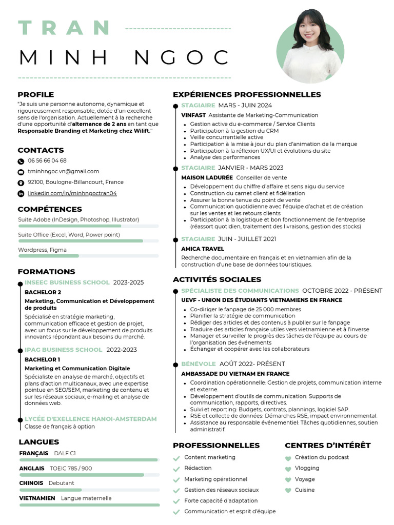 Alternance Marketing et Branding à Wilift | PDF | Commercialisation ...