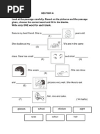 Soalan ENGLISH BI Bahasa Inggeris Tahun 2 Paper 2