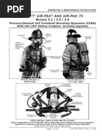 Download Air-Pak 75 SCBA - User Manual 595118-01_E by Eddie SN82402317 doc pdf