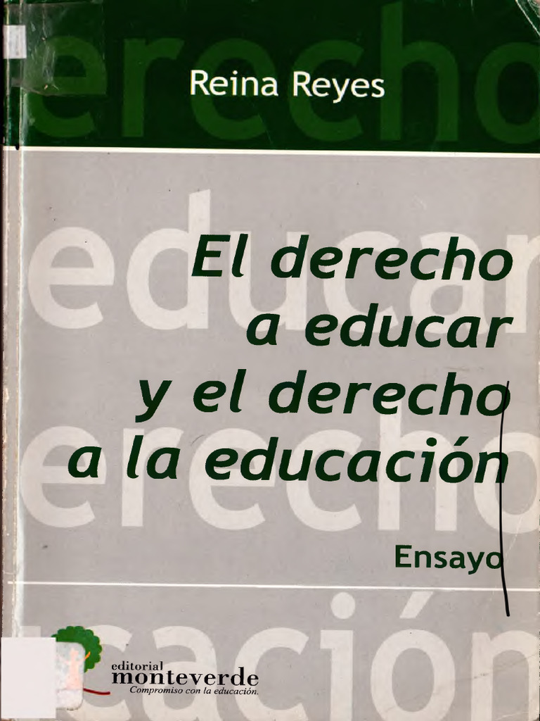 El derecho a educar y el derecho a la educación | PDF | Derechos ...