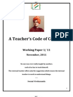 Code of Cunduct For Teachers
