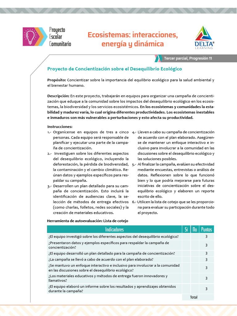 Proyecto 3 | PDF | Ecología | Biodiversidad