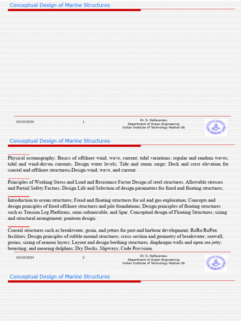 Module 1 Oceanography Pdf Tide Oceans