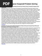 Download Model Pembelajaran Kooperatif Problem Solving by Putra Saputra SN82404185 doc pdf