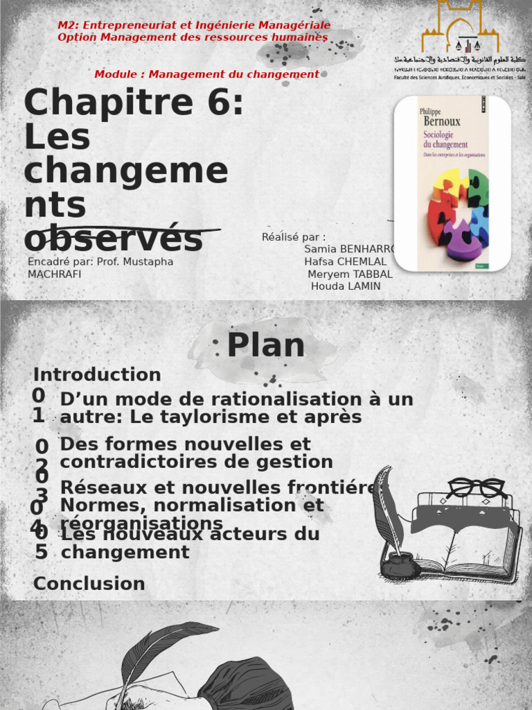 Gestion du changement et modèles organisationnels | PDF | Business ...