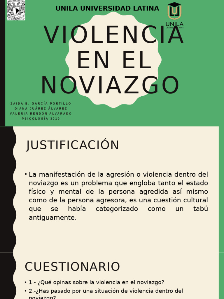 Violencia en El Noviazgo POWER P. | PDF