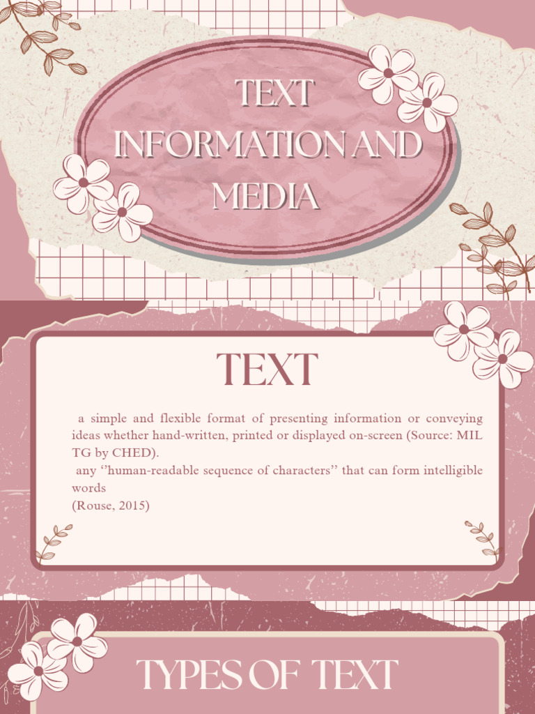 Text Information and Media - 20241118 - 180038 - 0000 | PDF | Typefaces ...