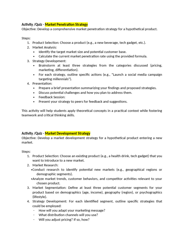 Business Strategy Workshop | PDF | Risk | Market Segmentation