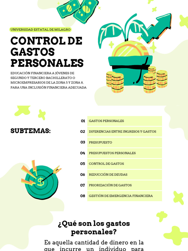 Gastos Personales | PDF | Presupuesto | Business