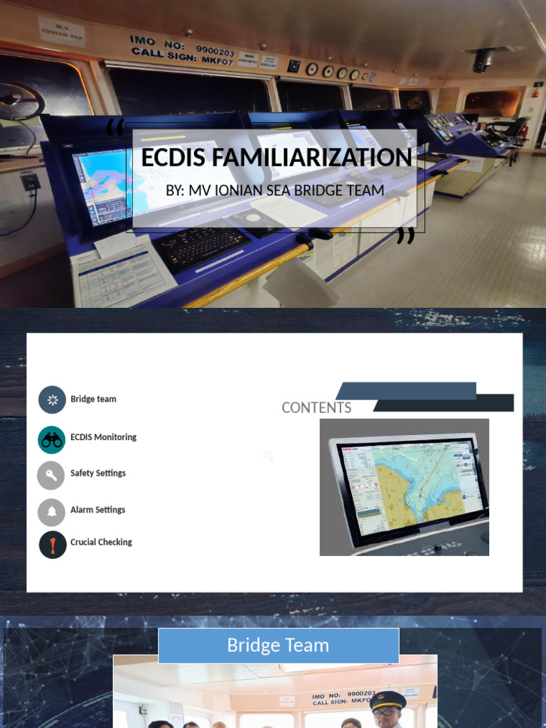 ECDIS Familiarization Guide for Bridge Team | PDF | Contour Line ...
