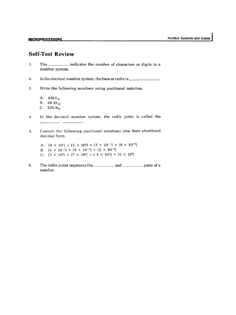 MICROPROCESSORS - Chapter 1 - Activity | PDF