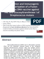 Construction and Immunogenic Characterization of A Fusion Anti-Caries