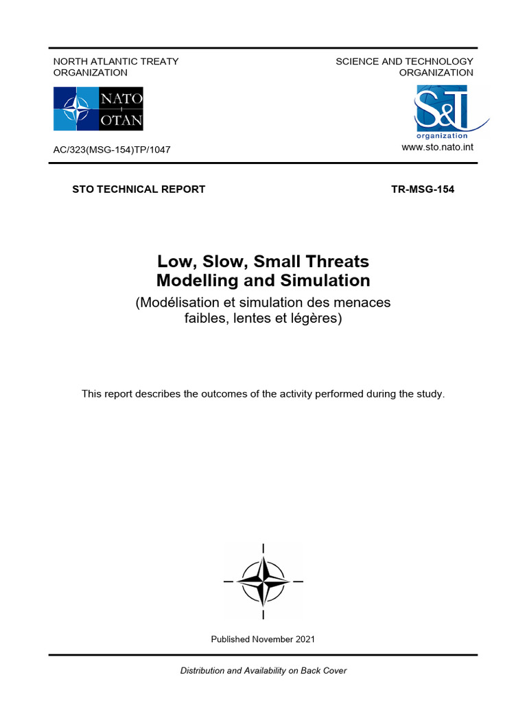 Low, Slow, Small Threats Modelling and Simulation | PDF | Composite ...