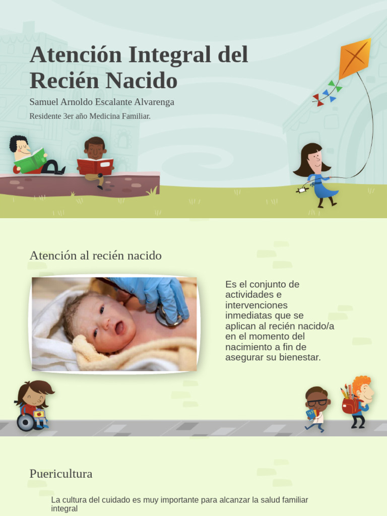 Atención Integral del Recién Nacido | PDF | Pediatría | Infantes