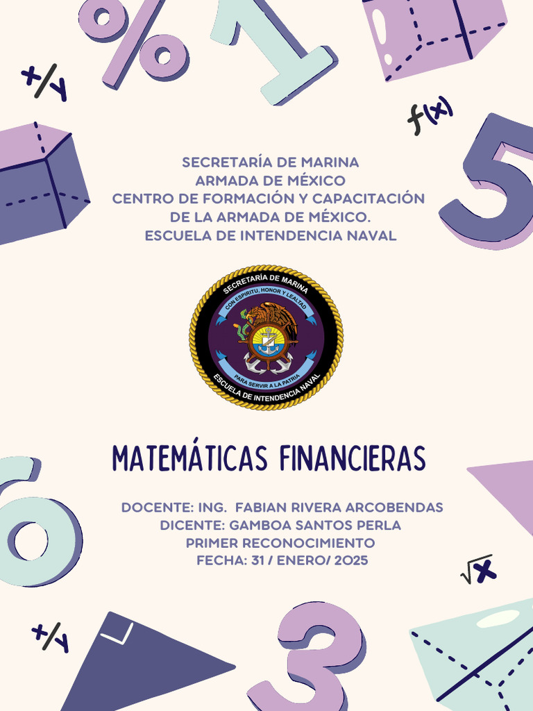 Glosario de Matemáticas Financieras 2025 | PDF