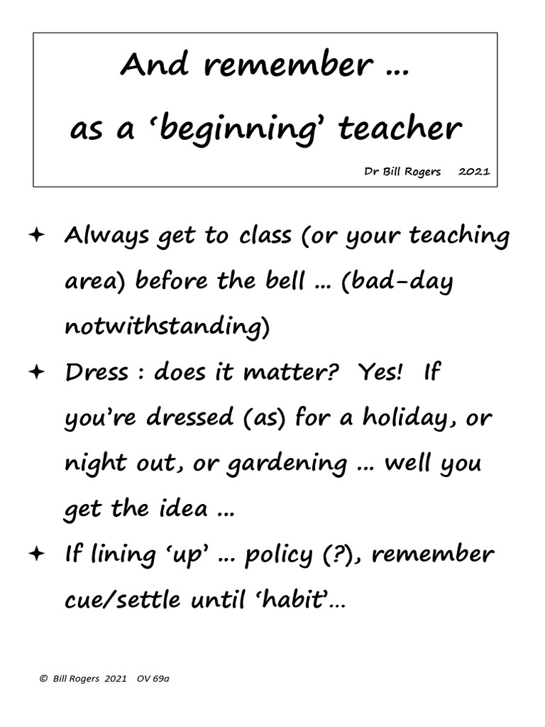 And remember beginning teacher 2021 pdf
