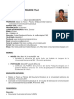 Curriculum Vitae Estuardo Novoa