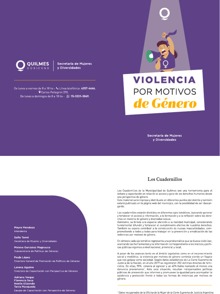 Violencia Por Motivos de Género | PDF