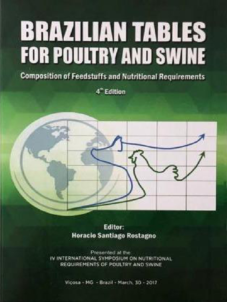 Brazilian Poultry & Swine Nutrition Tables | PDF | Lysine | Proteins