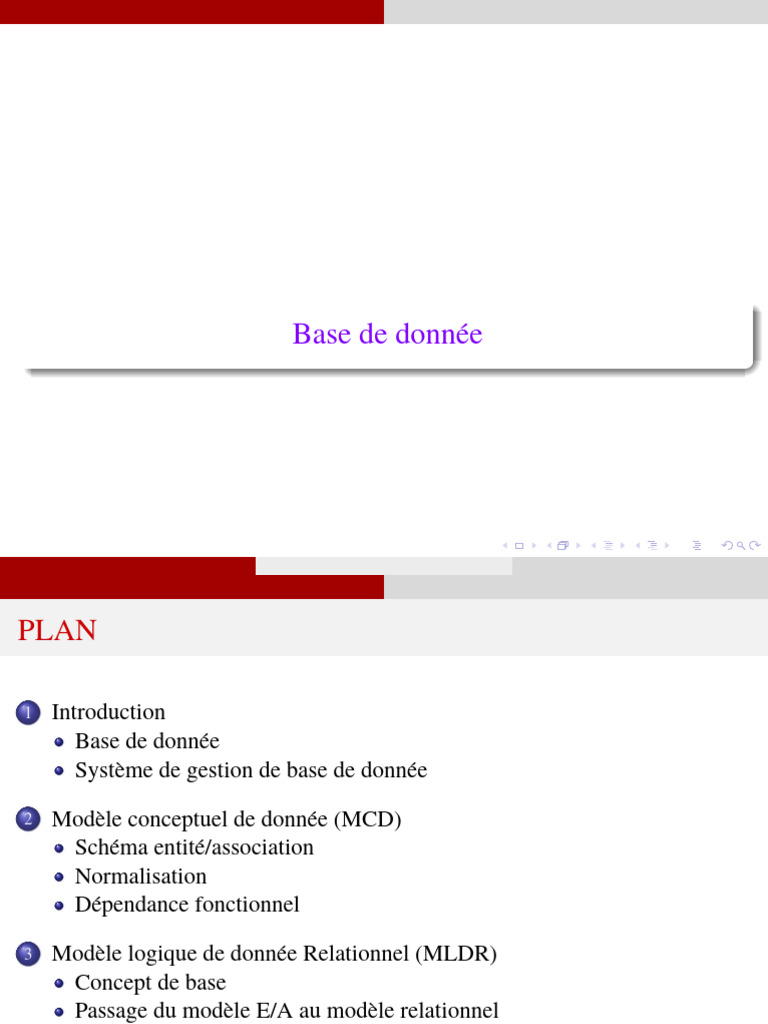 Introduction aux bases de données SGBD | PDF | Bases de données | Base ...
