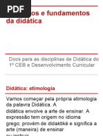 Fundamentos da didática