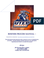 Bussiness Process Manual