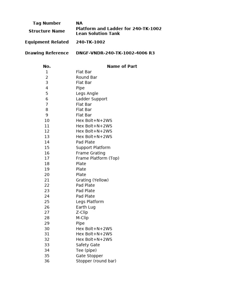Scope Repair Access Platform 240-TK-1002 | PDF