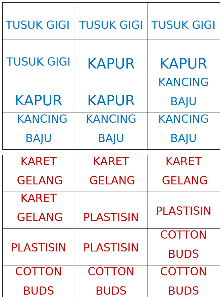 LABEL Nama Ragam Main | PDF