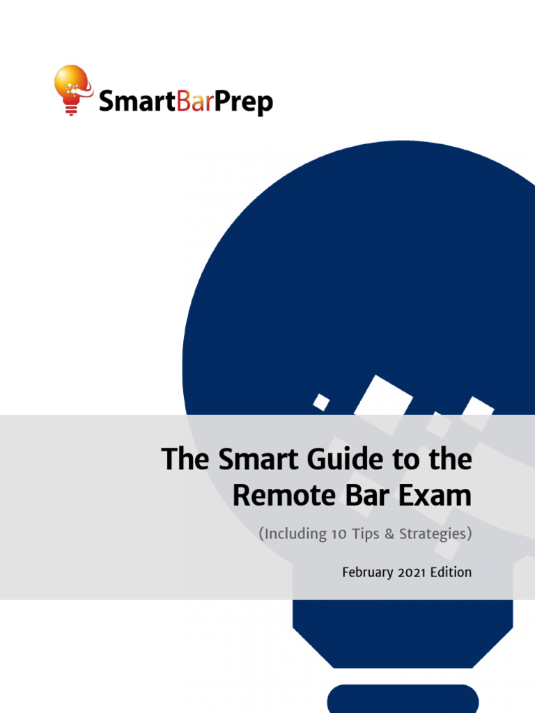 Remote Bar Exam Prep: Tips & Strategies | PDF