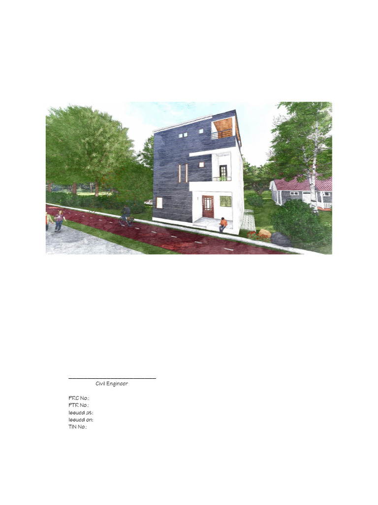 Two-Story Residential RC Design Guide | PDF | Beam (Structure ...