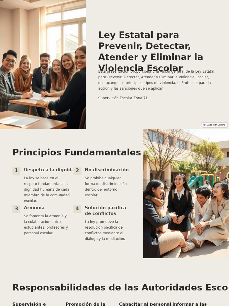 Ley Estatal para Prevenir Detectar Atender y Eliminar La Violencia ...
