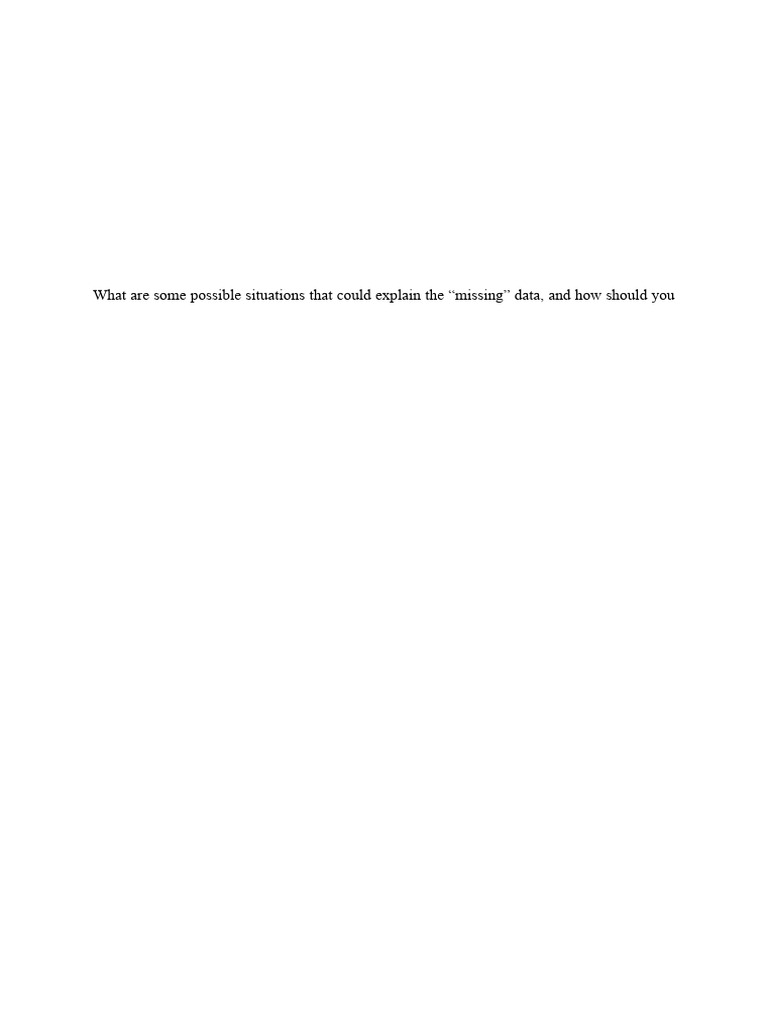 Missing Data Investigation in Lab Research | PDF | Data | Computer File