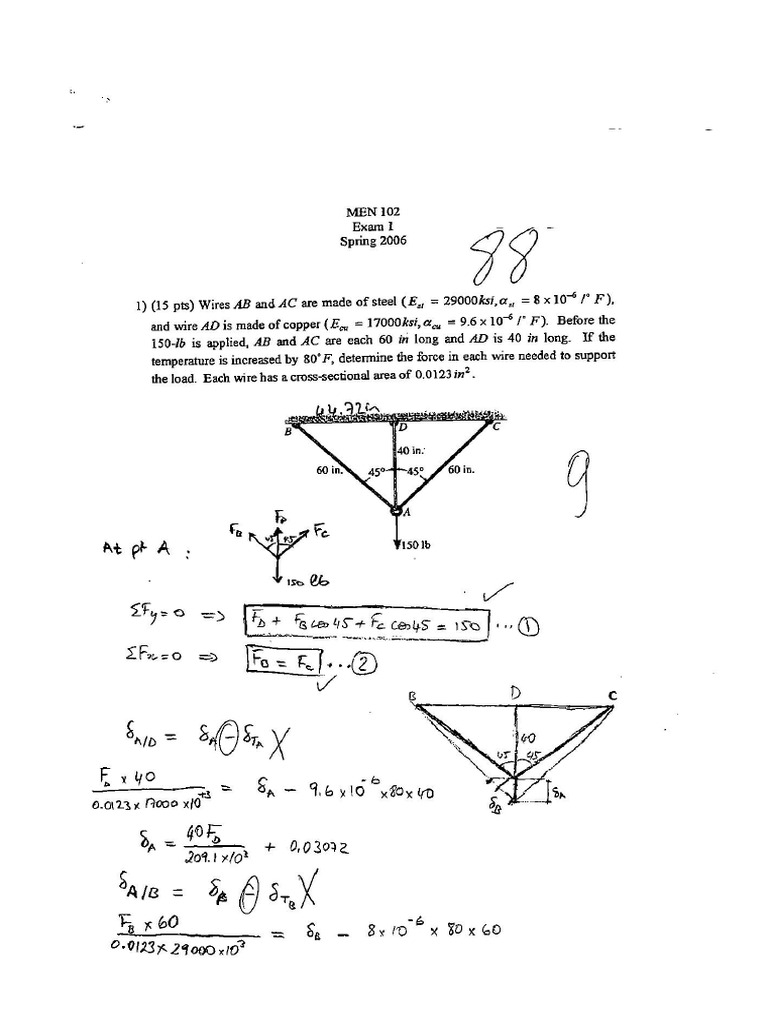 Exam1_wsol_Spring05 | PDF