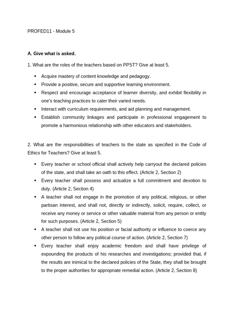 Teacher Roles and Responsibilities Overview | PDF | Teachers | Human ...