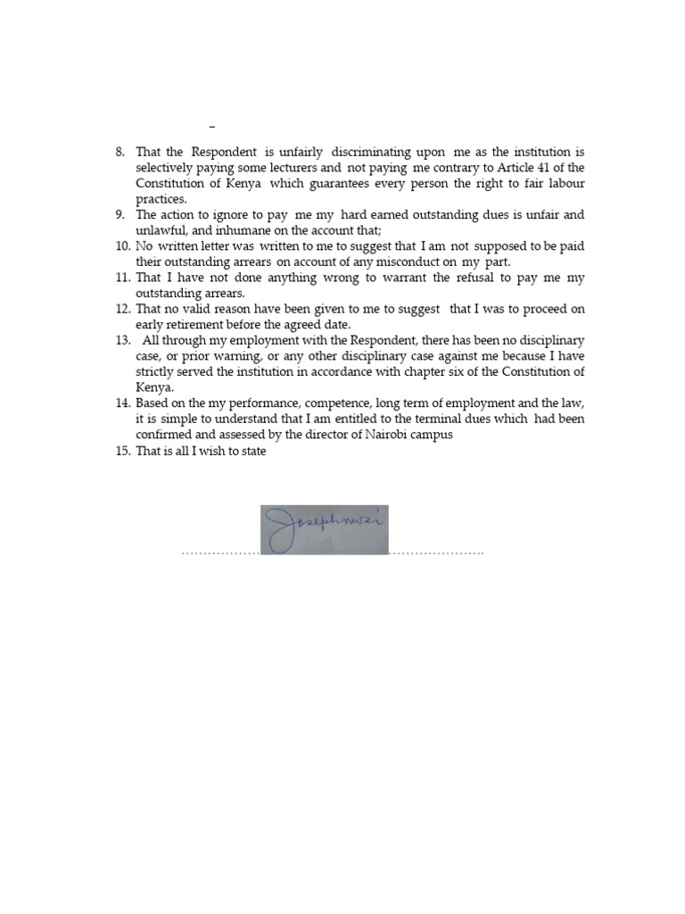 Photo inspiration: Procedure For Unpaid Employee Dues Reference: Unpaid Lecturer Dues Dispute