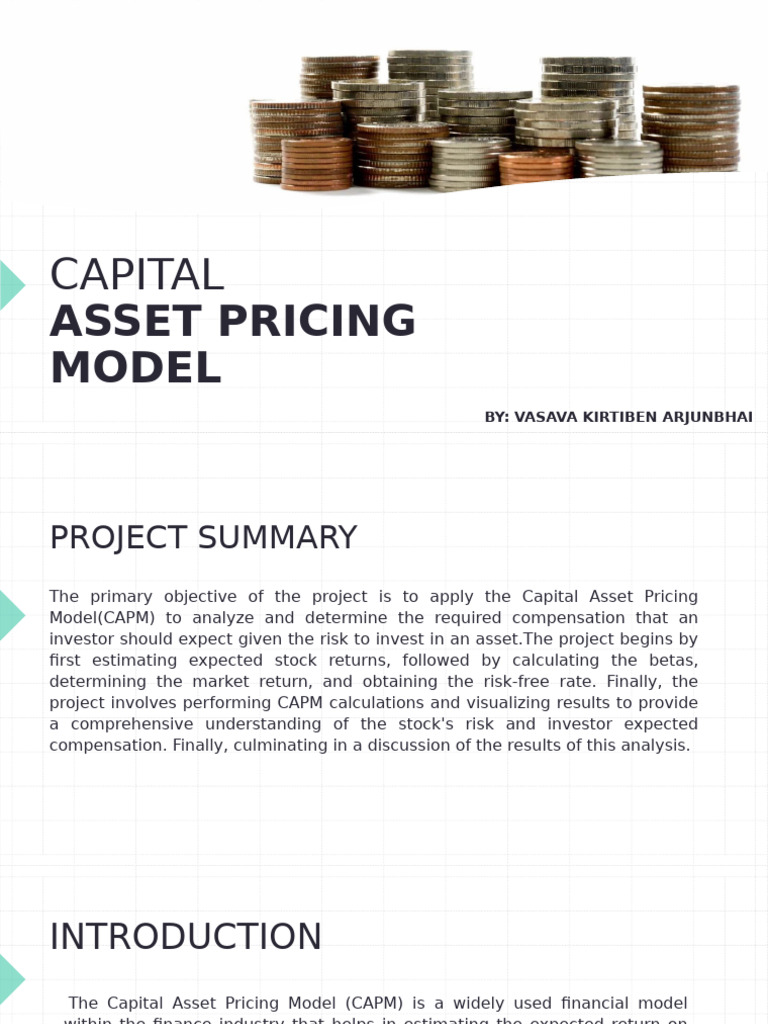CAPM | PDF | Capital Asset Pricing Model | Beta (Finance)
