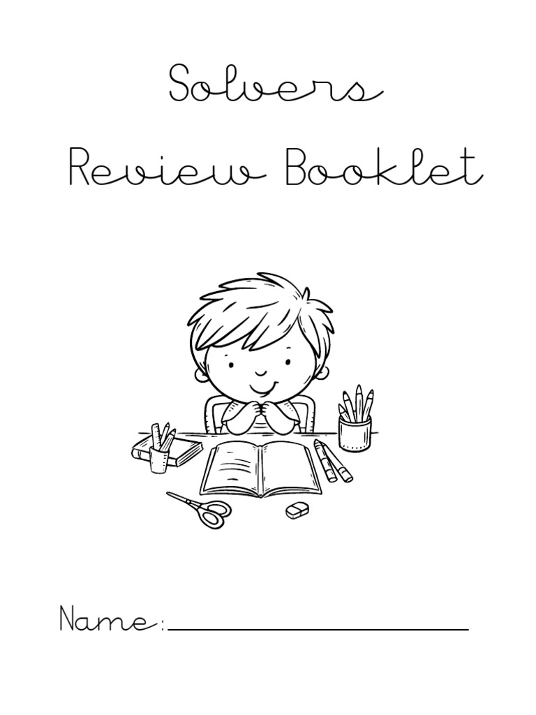 Math Review Booklet for Students | PDF