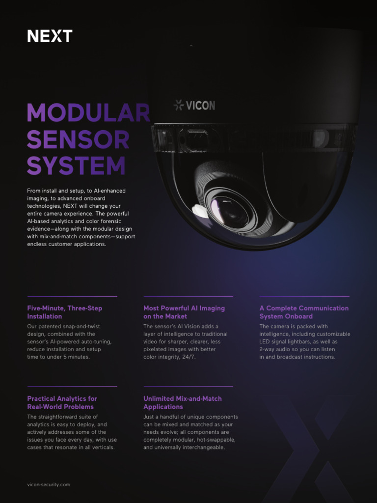 Vicon NEXT Camera System Overview | PDF | Camera | Computing