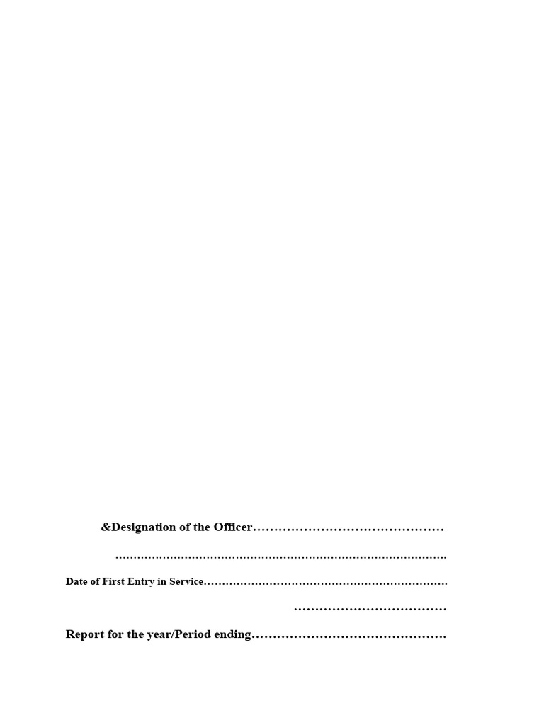 ACR Form for Health Officers | PDF | Health Sciences | Public Health