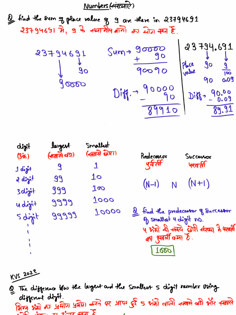 Numbers - 14 Jan - Class PNG - 467747 - Crwill | PDF