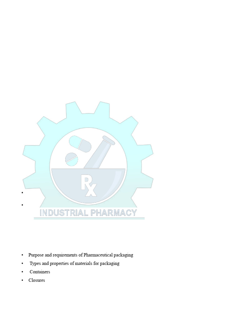 Pharmaceutical Packaging Materials Overview | PDF | Glasses ...