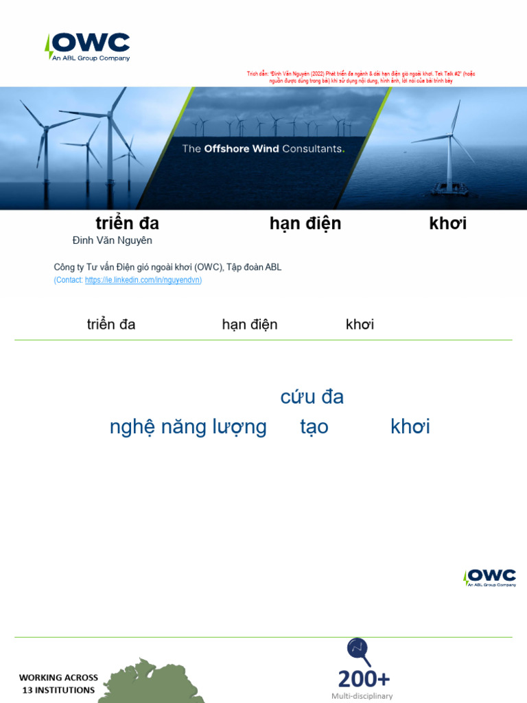 TS. Dinh Van Nguyen - Phat Trien Da Nganh & Dai Han DGNK - TekTalk - 28 ...