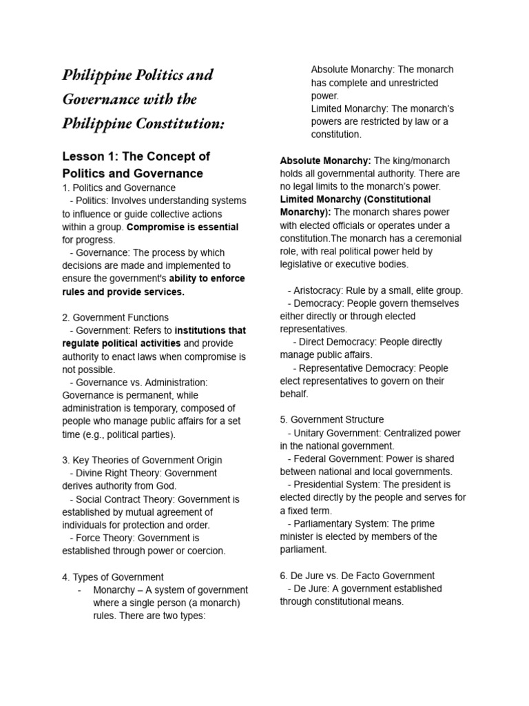 PPG Long Test Reviewer | PDF | Power (Social And Political) | Communism