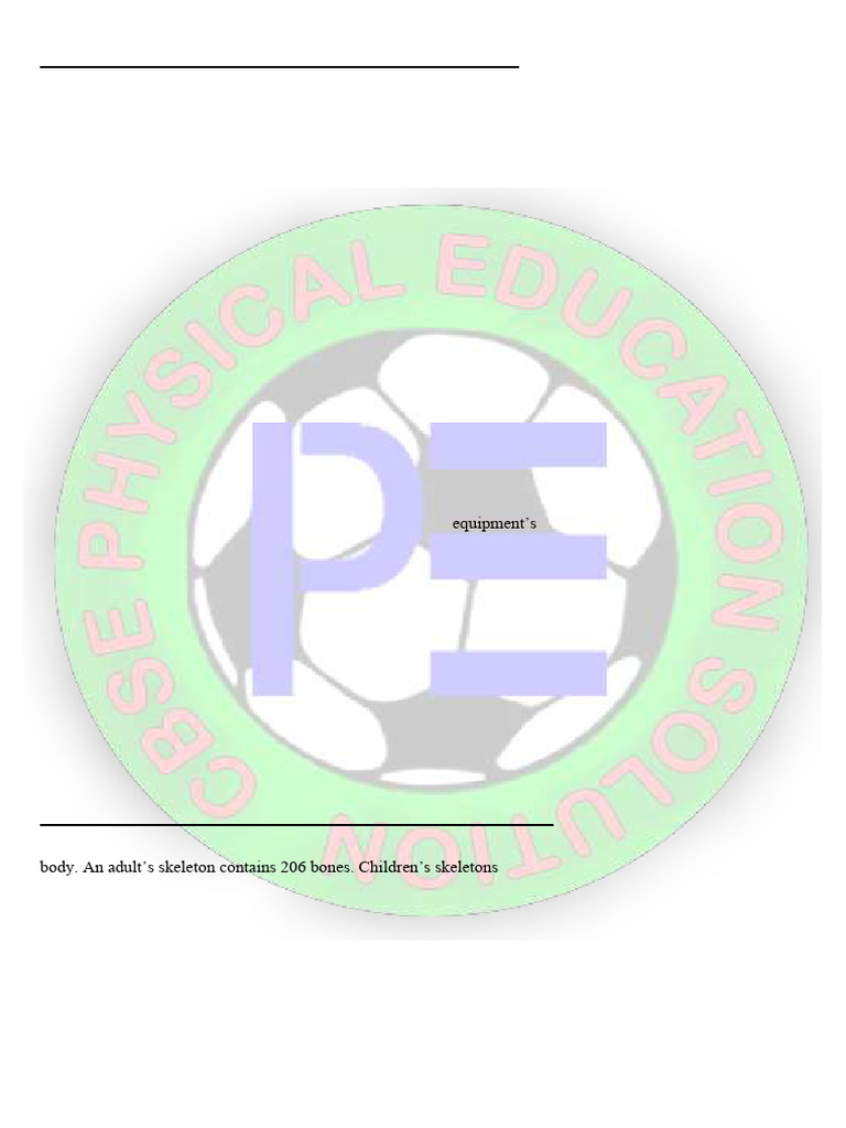 FUNDAMENTALS OF ANATOMY AND PHYSIOLOGY IN SPORTS CLASS 11 PDF NOTES ...